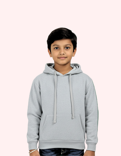 Kids Hoodie - Grey Melange