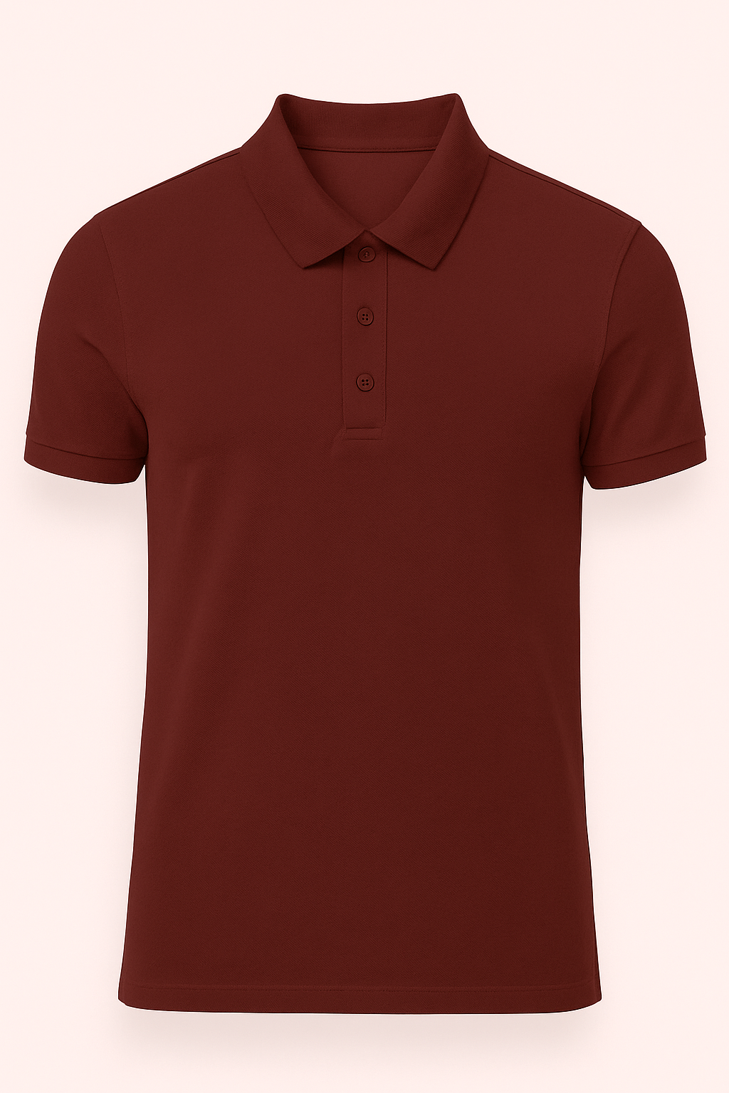 Men's Polo - Brick Red