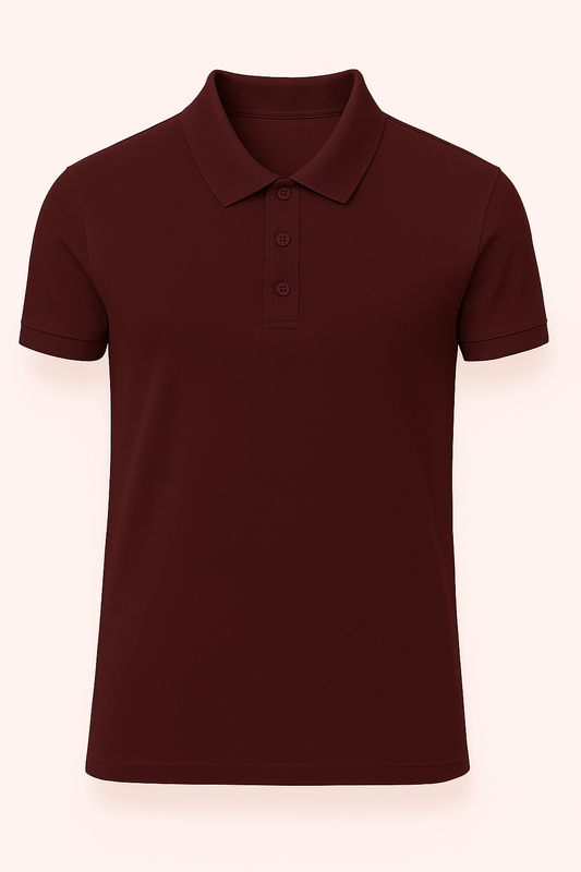 Men's Polo - Maroon