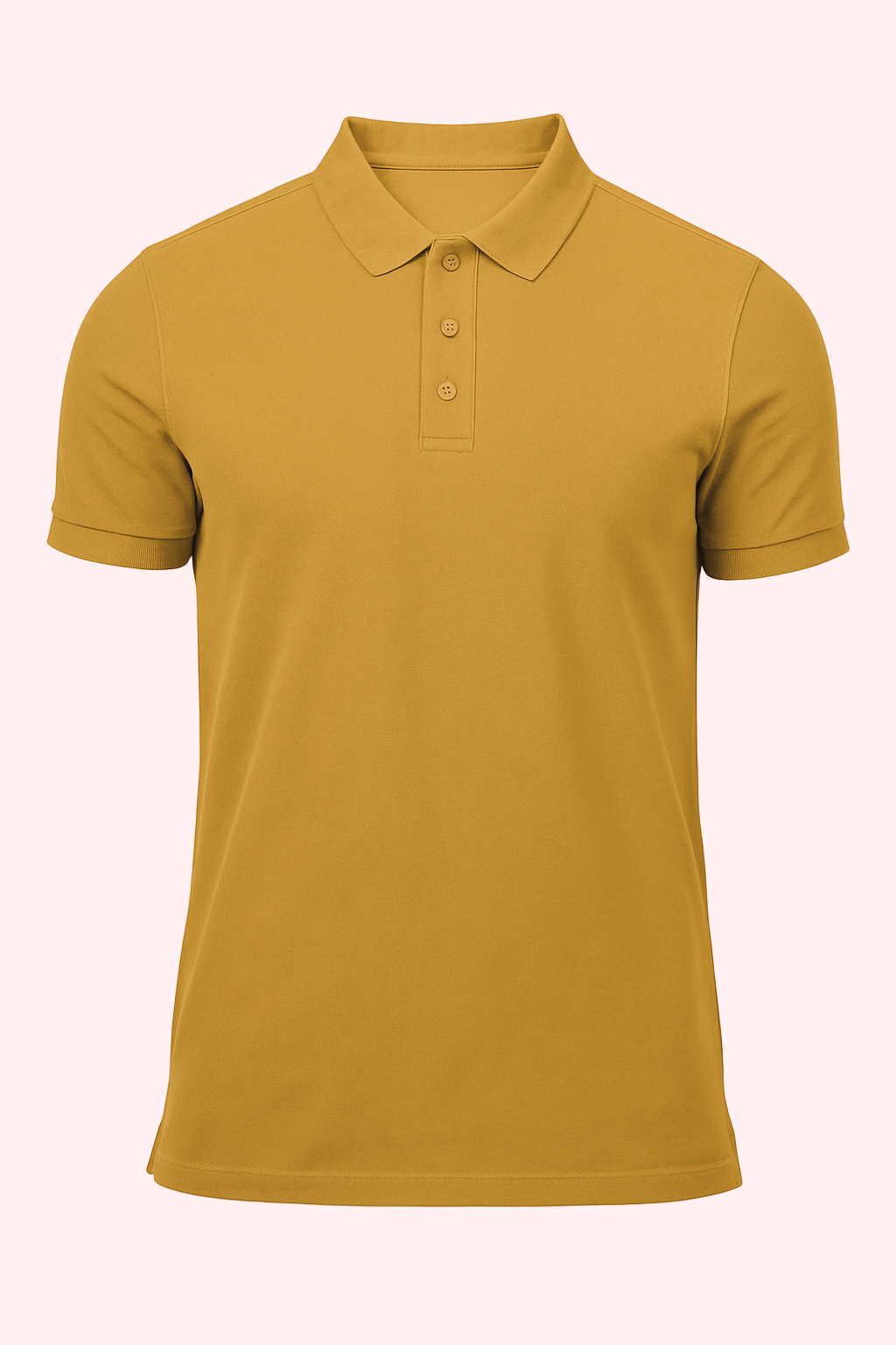 Men's Polo - Mustard Yellow