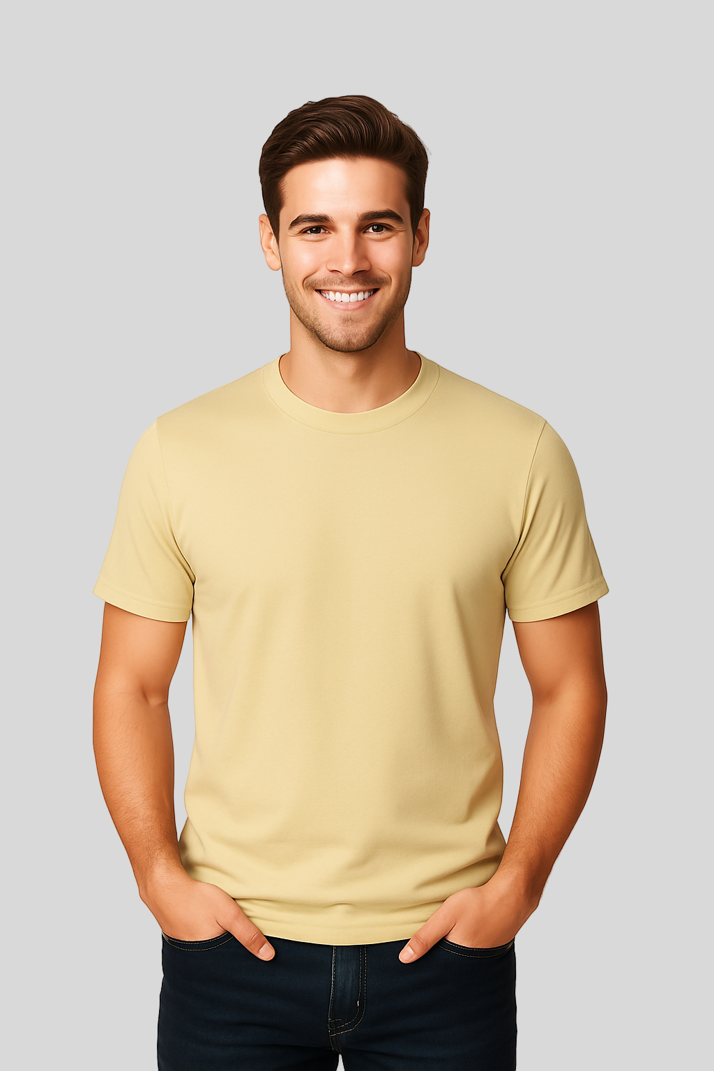 Unisex Supima T-Shirt - Beige