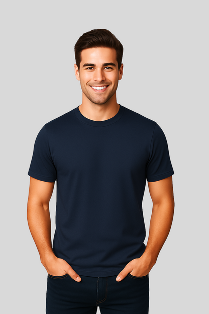 Unisex Supima T-Shirt - Navy Blue