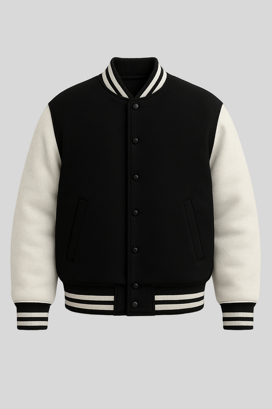 Unisex Varsity Jacket - Black