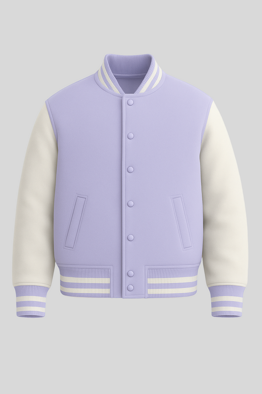 Unisex Varsity Jacket - Lavender