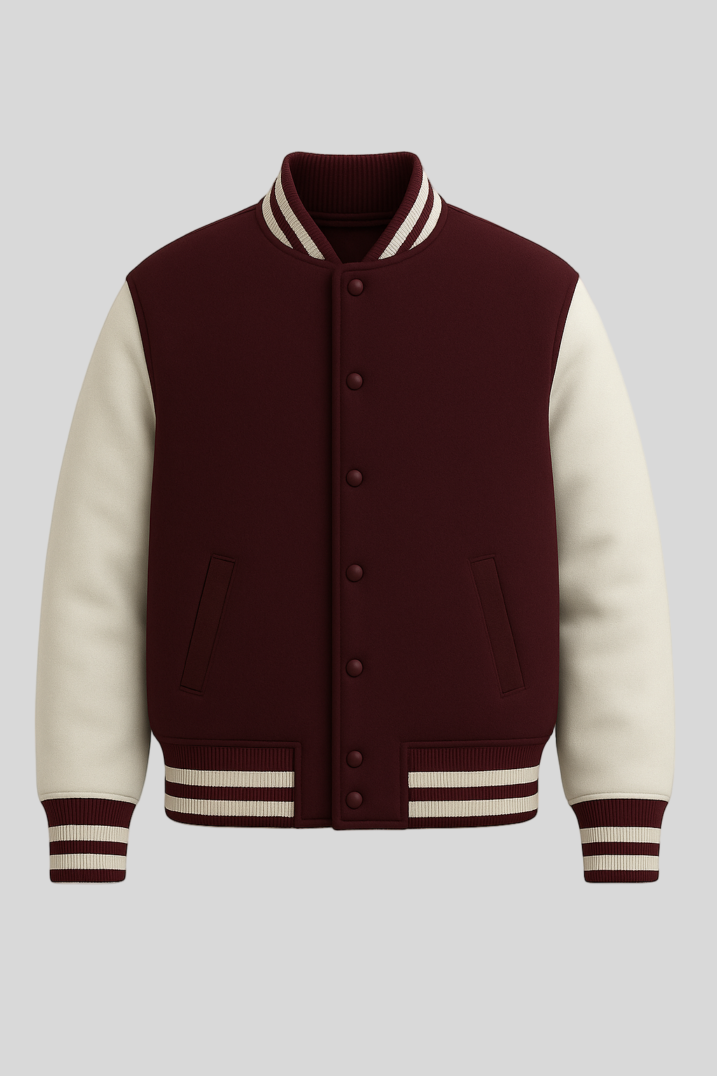 Unisex Varsity Jacket - Maroon