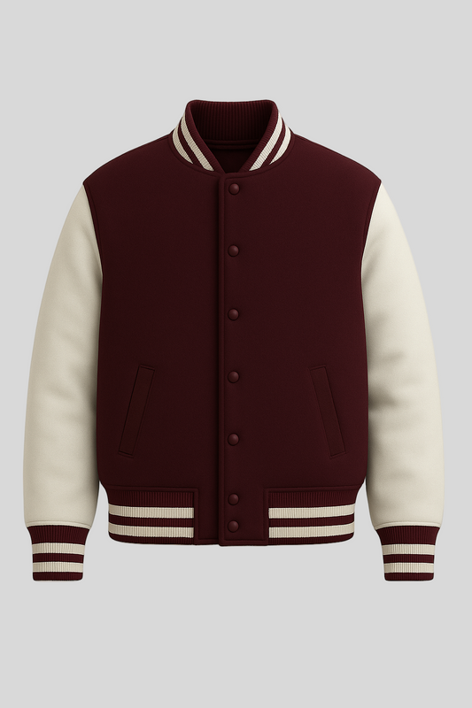 Unisex Varsity Jacket - Maroon