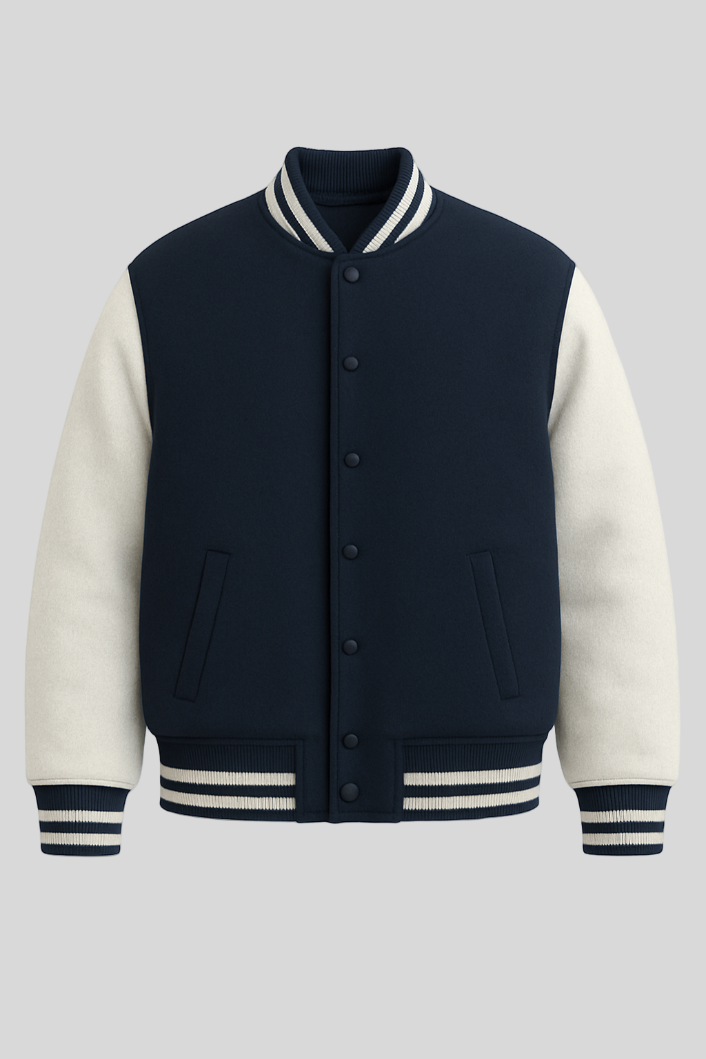 Unisex Varsity Jacket - Navy Blue